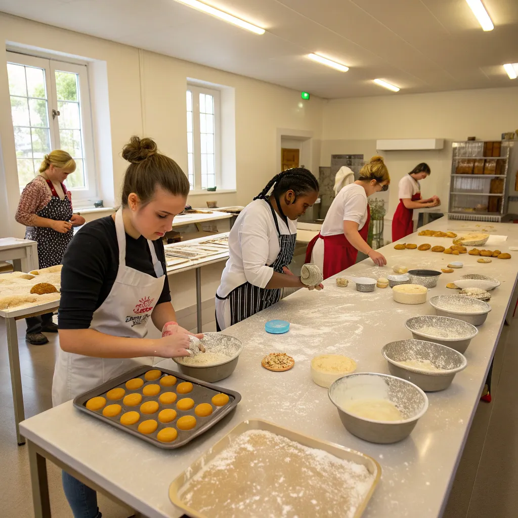 Baking class in session at MORAVENTH